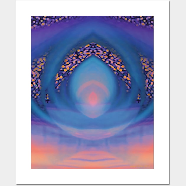 Shrine Glow Wall Art by JosephMillerOne